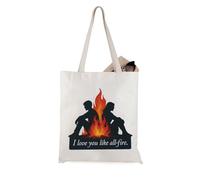 JTOUK Sac fourre-tout avec inscription « I Love You Like All-Fire Hunger Movie », All-fire Tote EU, 13.78 inch x 15.75 inch, Large