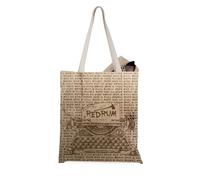 JTOUK Sac fourre-tout inspiré du film d'horreur - Cadeau d'hôtel effrayant pour les amateurs de films effrayants, Redrum Tote EU, 13.78 inch x 15.75 inch, Large