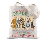 JTOUK Sac fourre-tout inspiré du film Princesse Personnage Merch Dorothy Ruby Cadeau, Remember to Be Tote Eu