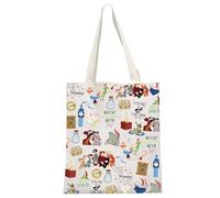 JTOUK Sac fourre-tout Peter Cartoon Movie Merchandising Cadeau conte de fées Cadeau pour les amateurs de royaume magique Cadeau pour les fans de contes de fées, Peter Tote EU, 13.78 inch x 14.96 inch,