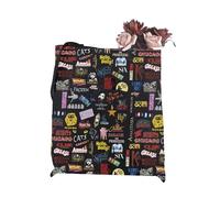 JTOUK Sac fourre-tout pour théâtre musical Broadway - Cadeau pour les amateurs de Broadway, Cabas musical Eu, 13.78 inch x 15.75 inch, Large