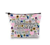JTOUK Trousse de maquillage pour psychothérapeute en santé mentale Kit de survie pour psychothérapeute Cadeau de remerciement pour conseiller psychologique enseignant, Sac Psychothérapeute EU, Mode