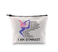 JTOUK Trousse de toilette de voyage pour fille - Cadeau pour les amateurs de gymnastique, I Am Gymnast Sac de sport