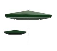 JTPMYFT Auvent de parasol de remplacement, housse de parasol de patio, tissu de parasol à 4 nervures, adapté aux jardins et aux patios(Green,1.8 * 2.2m)