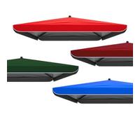 JTPMYFT Auvent de remplacement for parasol à 4 nervures, housse de parasol de remplacement, tissu imperméable, adapté aux jardins, aux marchés et aux plages(Red,2.2 * 2.8m)