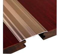 JTPMYFT Bandes de Transition de Sol en Aluminium, Bandes de jonction murales, Bandes de Transition de seuil, adaptées aux moquettes d'une épaisseur inférieure à 2 cm.(Rose Gold)