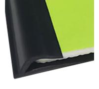 JTPMYFT Bandes de Transition for Sol, Bandes de seuil en PVC, adaptées aux Transitions de seuil de Moquette d'une Hauteur inférieure à 6 mm(Black)