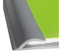 JTPMYFT Bandes de Transition for Sol, Bandes de seuil en PVC, adaptées aux Transitions de seuil de Moquette d'une Hauteur inférieure à 6 mm(Gray)