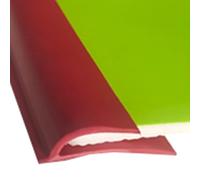 JTPMYFT Bandes de Transition for Sol, Bandes de seuil en PVC, adaptées aux Transitions de seuil de Moquette d'une Hauteur inférieure à 6 mm(Red)