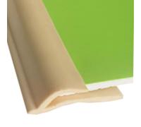 JTPMYFT Bandes de Transition for Sol, Bandes de seuil en PVC, adaptées aux Transitions de seuil de Moquette d'une Hauteur inférieure à 6 mm(Light Yellow)
