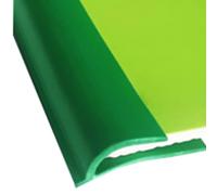 JTPMYFT Bandes de Transition for Sol, Bandes de seuil en PVC, adaptées aux Transitions de seuil de Moquette d'une Hauteur inférieure à 6 mm(Green)