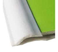 JTPMYFT Bandes de Transition for Sol, Bandes de seuil en PVC, adaptées aux Transitions de seuil de Moquette d'une Hauteur inférieure à 6 mm(White)