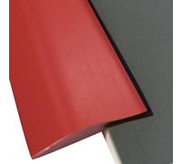 JTPMYFT Bandes de Transition for Sol, rampes de seuil en Vinyle, Bandes de Bordure for Moquette, moulures for Moquette, Bandes de Chant for Sol, Hauteur inférieure à 3 mm(Red)