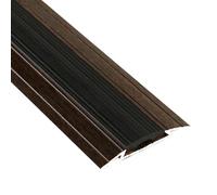 JTPMYFT Les Barres de Transition de Sol en Alliage d'aluminium conviennent aux sols présentant des écarts de 1 à 2 cm, mais Pas aux sols présentant des différences de Hauteur.(Black Walnut)