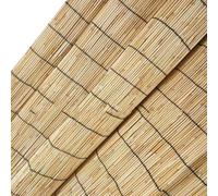 JTPMYFT Roseaux pelés for Une clôture/écran de Jardin en roseaux, clôture | Intimité extérieure, écran de clôture, mur de clôture, protection contre le soleil et le vent(180*500cm(70.8*1 96.8inch))