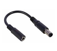 JTQYFI 4 5 x 3,0 femelle vers mâle 4530/5525/7450/7955/port carré pour ordinateur portable 90 W avec butée d'alimentation, fiche