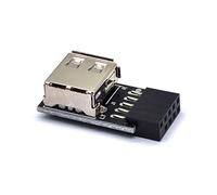 JTQYFI Adaptateur 9 Broches USB 2.0 a Femelle, to The Right