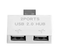 JTQYFI Adaptateur USB 2.0 mâle à double femelle pour étendre la connexion sur un ordinateur portable ou un adaptateur de charge de voiture