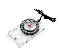 JTQYFI Boussole pour la randonnée, le camping, la navigation, plaque de base, compas à carte, avec règle d'échelle, plaque de base d'orientation précise