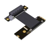 JTQYFI Câble d ' extension adaptateur NVMe PCIe, de données rapide de 64Gbps, remplacement du GPU, câble d ' extension NVMe PCIe