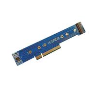 JTQYFI Carte adaptateur PCIe vers 2 pour châssis 1U - Amplificateur de vitesse de transfert de données