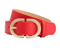 JTQYFI Ceinture pour femme pour le port quotidien Mode Boucle en métal Ceinture Boucle de stylo pour jeans Pantalon taille féminine Pantalon pour femme, rouge, taille unique