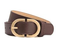 JTQYFI Ceinture pour femme pour le port quotidien Mode Boucle en métal Ceinture Boucle de stylo pour jeans Pantalon taille féminine Pantalon pour femme, café, taille unique