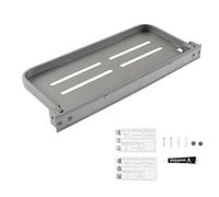 JTQYFI Étagère pliante en aluminium pour pièces à vivre, rangement pratique pour la cuisine.