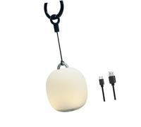 JTQYFI Forme d'œuf créatif Lumières en silicone souple 5 niveaux de luminosité LED étanches Lumière de camping Éclairage d'ambiance LED Lampe de pique-nique