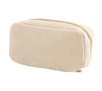 JTQYFI Grand étui à crayons en velours côtelé haute capacité Trousse à crayons Voyage Organisateurs de rangement pour étudiants femmes filles multifonction Étudiant Stylo Cas, c