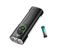 JTQYFI Lampe de poche compacte lumineuse à fixation magnétique en alliage d'aluminium étanche pour urgence Outil d'éclairage Lampe de poche professionnelle