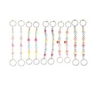JTQYFI Lot de 10 colliers de chaussures tendance avec perles en forme d'étoile en forme de cœur - Accessoires en acrylique étanches pour sandales