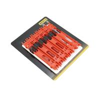 JTQYFI Lot de 10 supports d'enroulement en plastique pour ligne de pêche - Outil de gestion - Planche à rouler - Accessoires de voyage