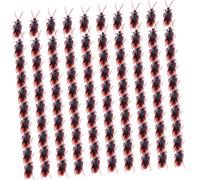 JTQYFI Lot de 100 faux cafards réalistes d'Halloween - Jouets pour enfants - Farce Dark Craft Halloween - Cafard - Farce amusante