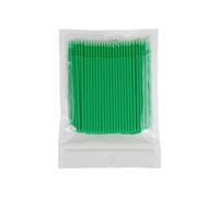 JTQYFI Lot de 100 micro-pinceaux de retouche pour voiture Tête d'outils de maintenance jetable Pinceau de détail Peinture Micro