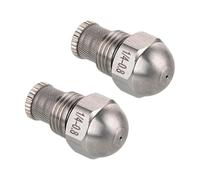 JTQYFI Lot de 2 buses d'épandage solides, résistantes à l'oxydation, haute efficacité, émission de brouillard intérieur, utilisation de buses en acier inoxydable résistantes à la corrosion