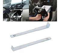 JTQYFI Lot de 2 outils de retrait d'autoradio en métal e déverrouillage - Outils d'extraction adaptés aux pièces