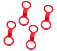JTQYFI Lot de 4 sangles de tuba en silicone - Clip universel en plastique - Accessoire de plongée - Accessoire de plongée