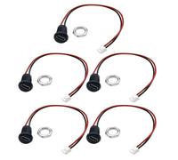 JTQYFI Lot de 5 connecteurs femelles à 2 broches type C femelles étanches avec câble Le dispositif de charge facile à utiliser