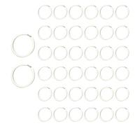 JTQYFI Lot de 50 anneaux en métal Insmeter de 32 mm de diamètre.