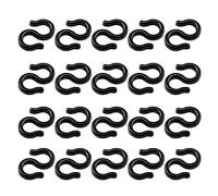 JTQYFI Pinces de câble de vélo - Frein en plastique S - Crochet de fixation - Boucle noire - Clips de transmission - Support de fixation de maison - Clip d'échelle de guidage