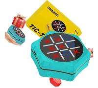 JTQYFI Plateau de jeu 5 en 1 facile à apprendre pour les enfants, y compris les Checkers Tic Toe pour des jeux amusants de développement cognitif