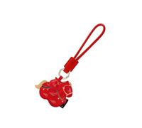 JTQYFI Porte-clés à breloques en cuir synthétique pour couples avec motifs d'argent, porte-clés polyvalent en polyuréthane, Be Blessed Soon, taille unique