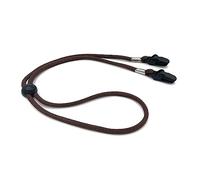 JTQYFI Sangle de chapeau coupe-vent avec clip coupe-vent pour empêcher la corde, marron, taille unique