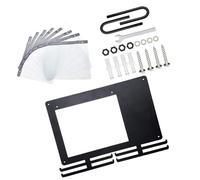 JTQYFI Support mural en métal pour marathons, triathlons, médailles, plaques d'immatriculation et suivi des progrès