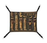 JTREWBV Hamac suspendu pour petit animal avec sangles réglables et crochets en métal Motif hiéroglyphes de l'Égypte antique