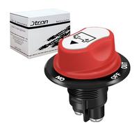 Jtron Commutateurs de batterie de voiture MAX 50V DC 50A CONT 75A INT Mini sélecteur de batterie de voiture pour voiture bateau moto(50A)