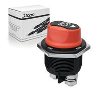 Jtron Interrupteur de batterie 12V 200a 32V DC max on-off mini batterie isolement interrupteur pour Marine Boat Caravan Car Vehicles moto (200 A)