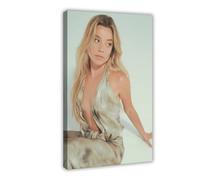 JTRWCQ Exclusive Art Young Beautiful Singer Marina Reche Poster sur toile portrait esthétique pour décoration de chambre à coucher, bureau, cadeau (50 x 75 cm)