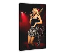 JTRWCQ Exclusive Art Young Beautiful Singer Marina Reche Poster sur toile portrait esthétique pour décoration de chambre à coucher, bureau, cadeau 40 x 60 cm